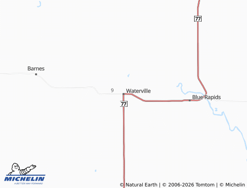 Mapa MICHELIN Waterville - ViaMichelin