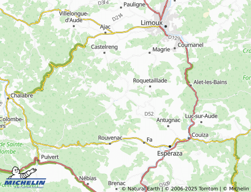 MICHELIN Bouriège map - ViaMichelin