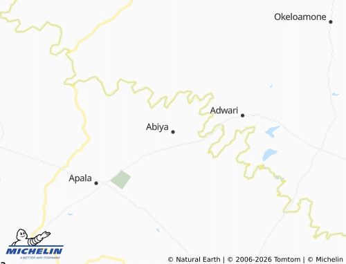 Mapa MICHELIN Abiya - ViaMichelin