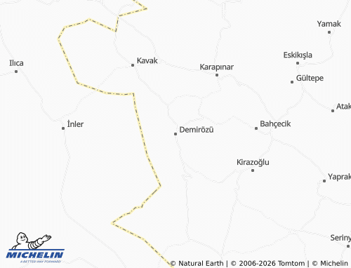 Mappa MICHELIN Demirözü - ViaMichelin