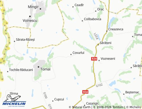 MICHELIN-Landkarte Covurlui - ViaMichelin