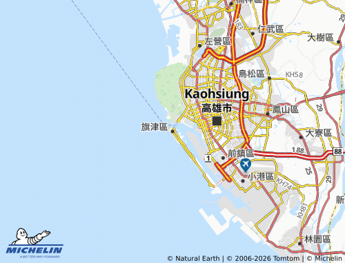 Mappa MICHELIN Qíjīn Qū - ViaMichelin