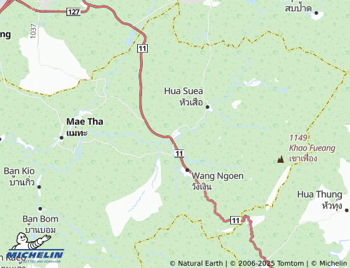 MICHELIN Don Fai map - ViaMichelin