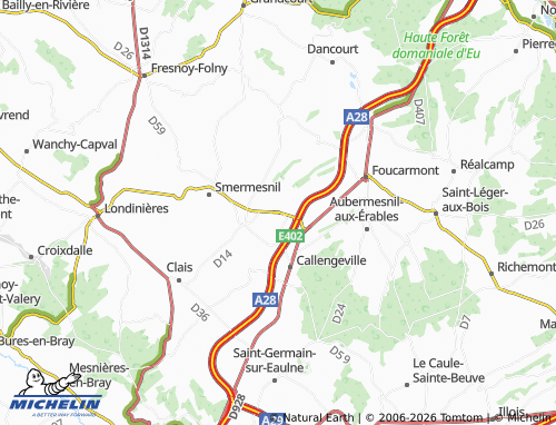 Mapa MICHELIN Bosc-Geffroy - ViaMichelin