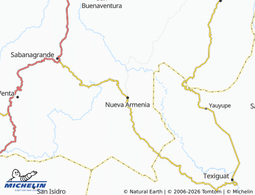 Mappa MICHELIN Nueva Armenia - ViaMichelin