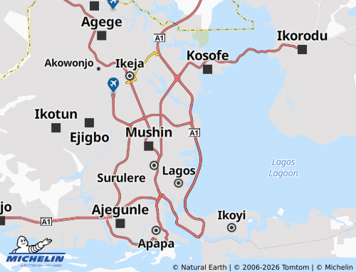 Mappa MICHELIN Shomolu - ViaMichelin