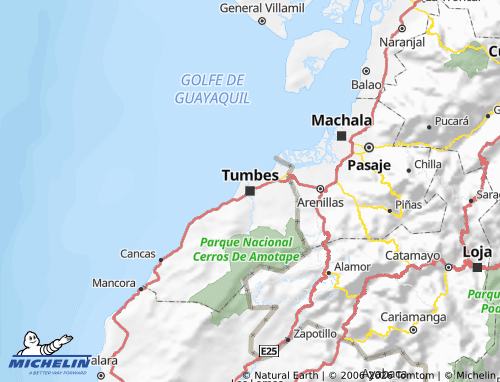 Carte MICHELIN Tumbes - ViaMichelin