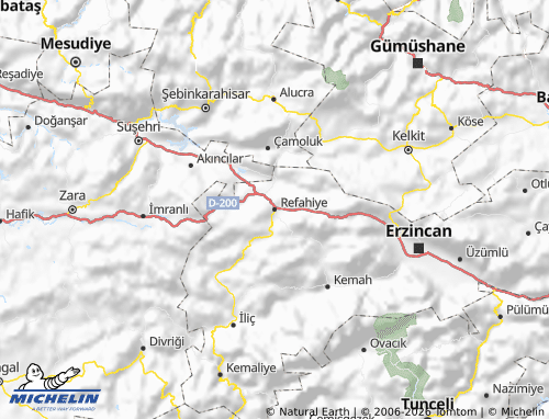 Mapa MICHELIN Refahiye - ViaMichelin