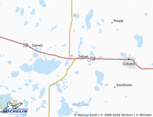 Mapa MICHELIN Dassel - ViaMichelin