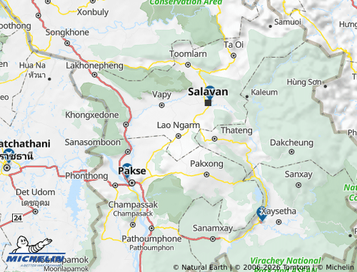 Mappa MICHELIN Lao Ngarm - ViaMichelin