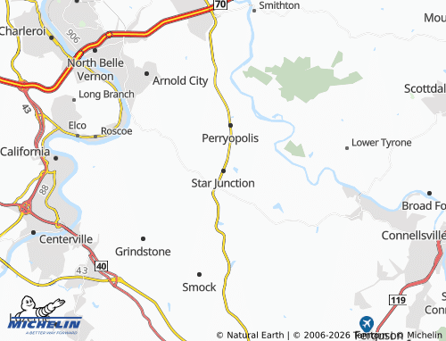 Mappa MICHELIN Star Junction - ViaMichelin
