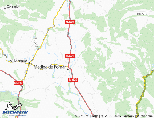 MICHELIN Torres map - ViaMichelin