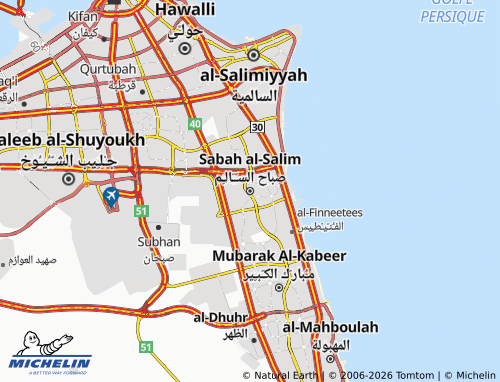 Mappa MICHELIN Sabah al-Salim - ViaMichelin
