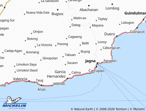 MICHELIN Togbongon map - ViaMichelin