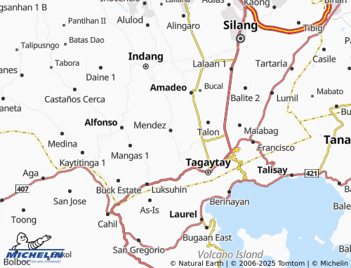 MICHELIN Bukal map - ViaMichelin