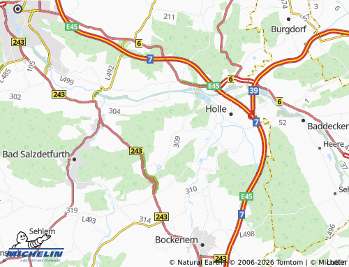 MICHELIN Hackenstedt map - ViaMichelin