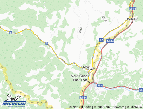 Mapa MICHELIN Ćore - ViaMichelin