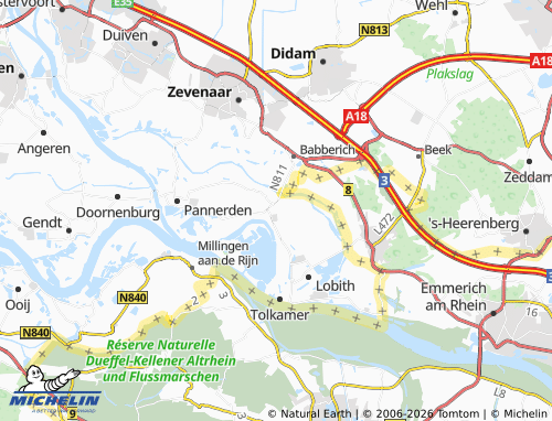 Carte MICHELIN Herwen - ViaMichelin