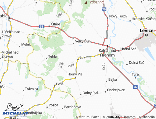 MICHELIN Lok map - ViaMichelin