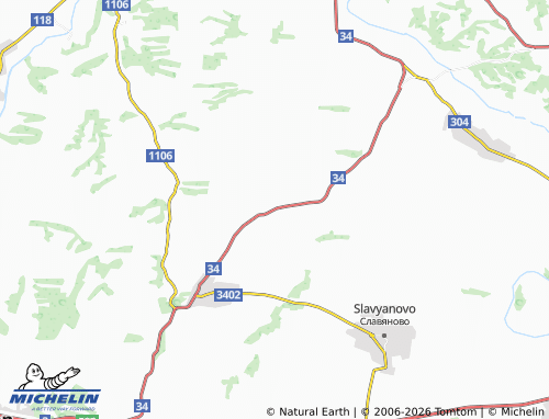 MICHELIN Mechka map - ViaMichelin