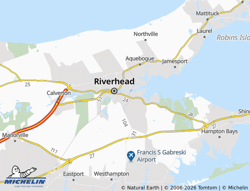 Kaart MICHELIN Riverside - ViaMichelin