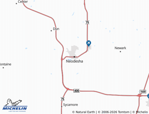 Mappa MICHELIN Neodesha - ViaMichelin