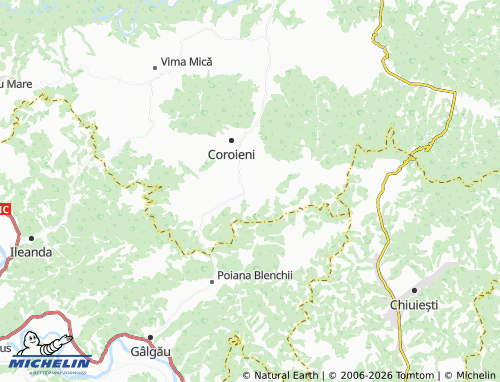 MICHELIN-Landkarte Drăghia - ViaMichelin