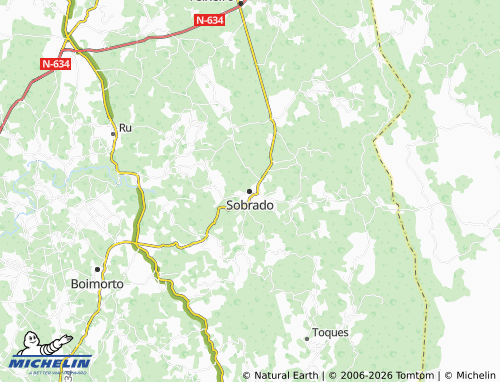 Kaart MICHELIN Sobrado - ViaMichelin