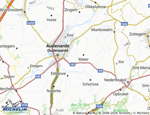 MICHELIN Volkegem map - ViaMichelin