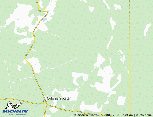 Mapa MICHELIN San Pedro Bacab - ViaMichelin