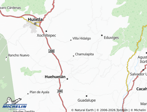 MICHELIN Chamulapita map - ViaMichelin