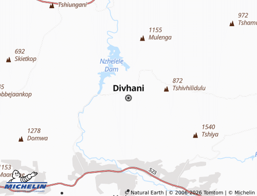 MICHELIN-Landkarte Divhani - ViaMichelin