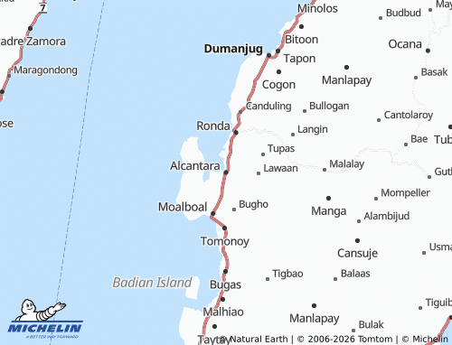 MICHELIN Alcantara map - ViaMichelin
