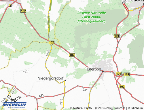 MICHELIN Altes Lager map - ViaMichelin
