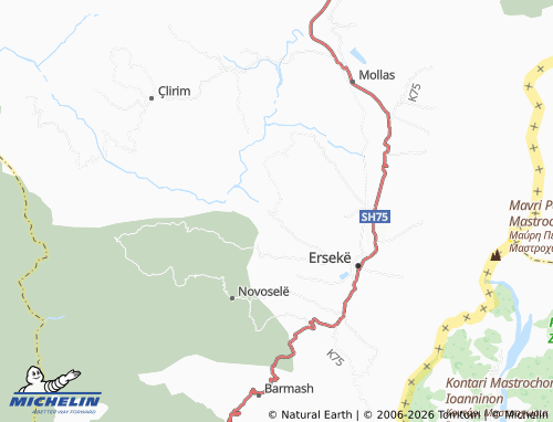 MICHELIN-Landkarte Gostivisht - ViaMichelin