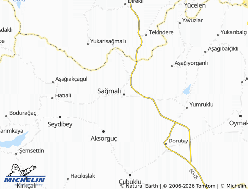 Mappa MICHELIN Sağmalı - ViaMichelin