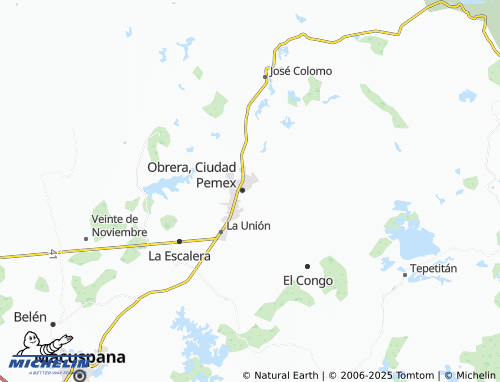 MICHELIN 20 de Noviembre map - ViaMichelin
