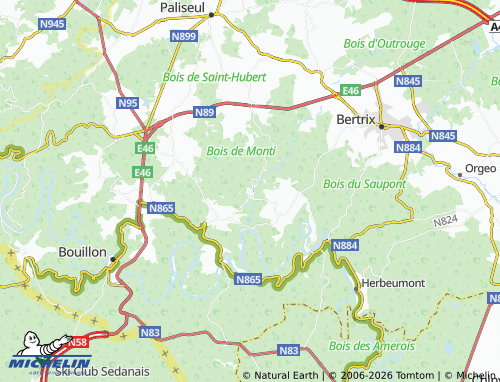 Kaart MICHELIN La Cornette - ViaMichelin