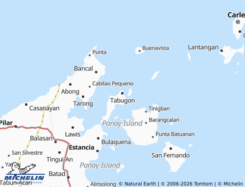 MICHELIN Tabugon map - ViaMichelin