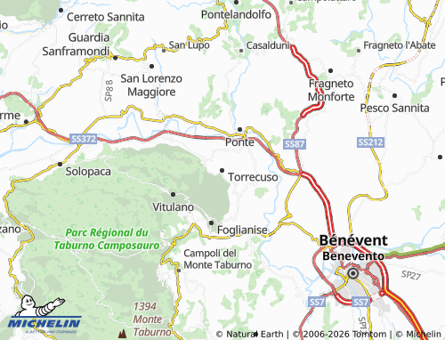 MICHELIN Torrecuso map - ViaMichelin