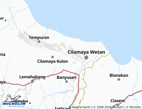 MICHELIN Sukatani map - ViaMichelin
