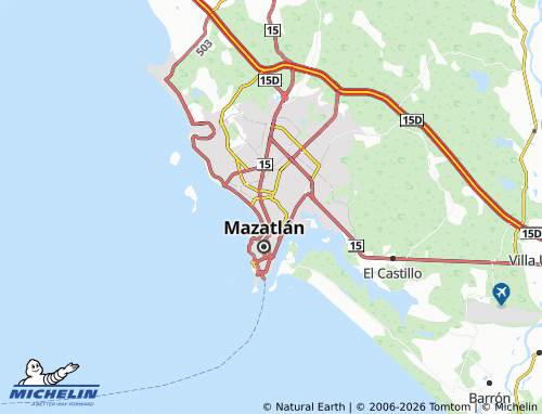MICHELIN-Landkarte Estero - ViaMichelin