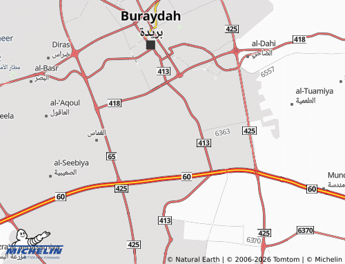 MICHELIN-Landkarte Al Khudar - ViaMichelin