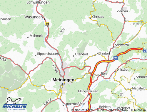 Mapa MICHELIN Utendorf - ViaMichelin