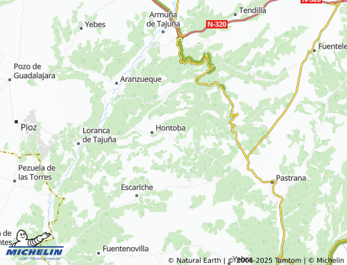 MICHELIN El Mirador de Hontoba map - ViaMichelin