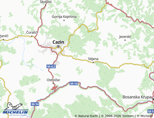 Mappa MICHELIN Glogovac - ViaMichelin