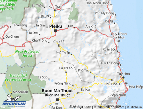 Mapa MICHELIN Phú Thiện - ViaMichelin