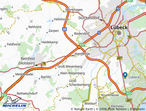 Mappa MICHELIN Hamberge - ViaMichelin
