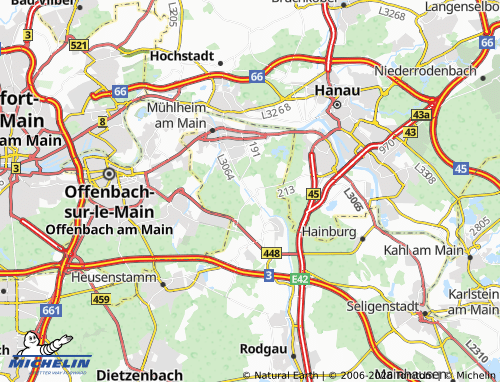 MICHELIN-Landkarte Lämmerspiel - ViaMichelin