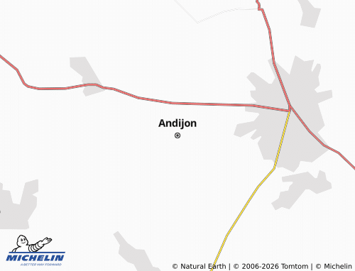 MICHELIN-Landkarte Andijon - ViaMichelin
